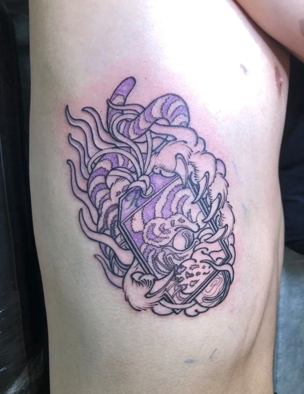 Hình xăm 3D phong thủy cho nam thể hiện cá tính