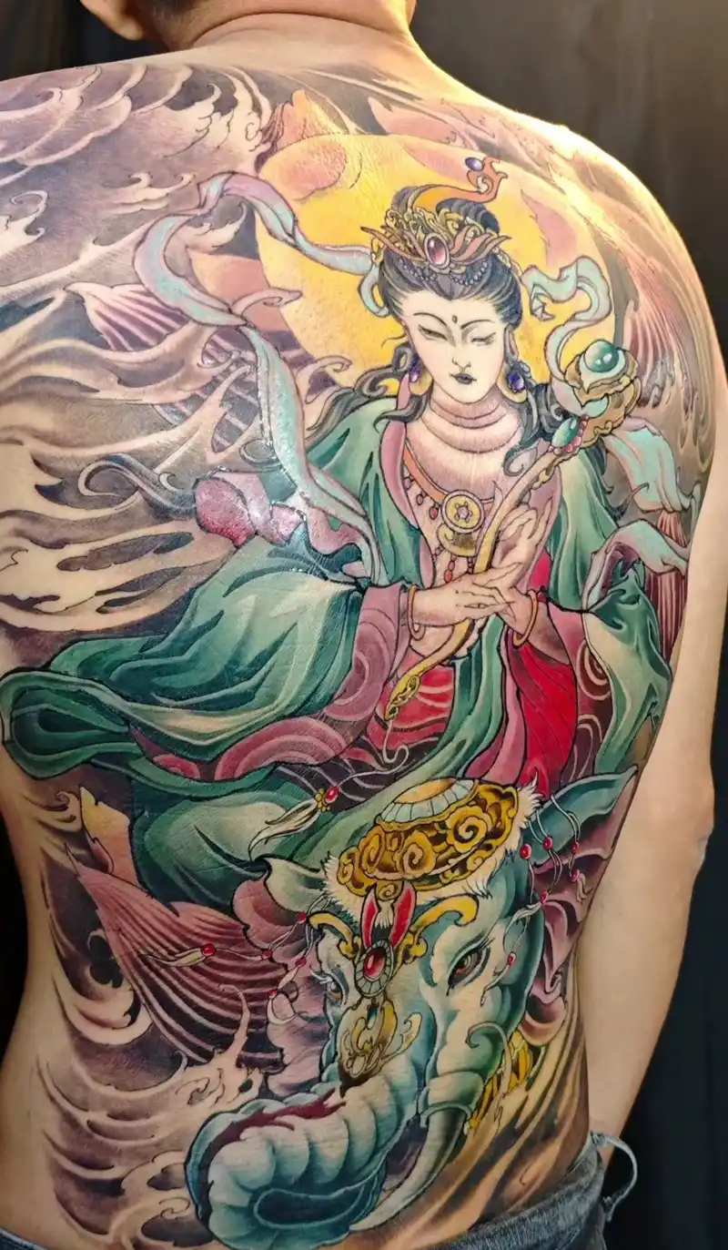 Hình xăm Phật Bà Quan Âm mang lại bình an tâm hồn