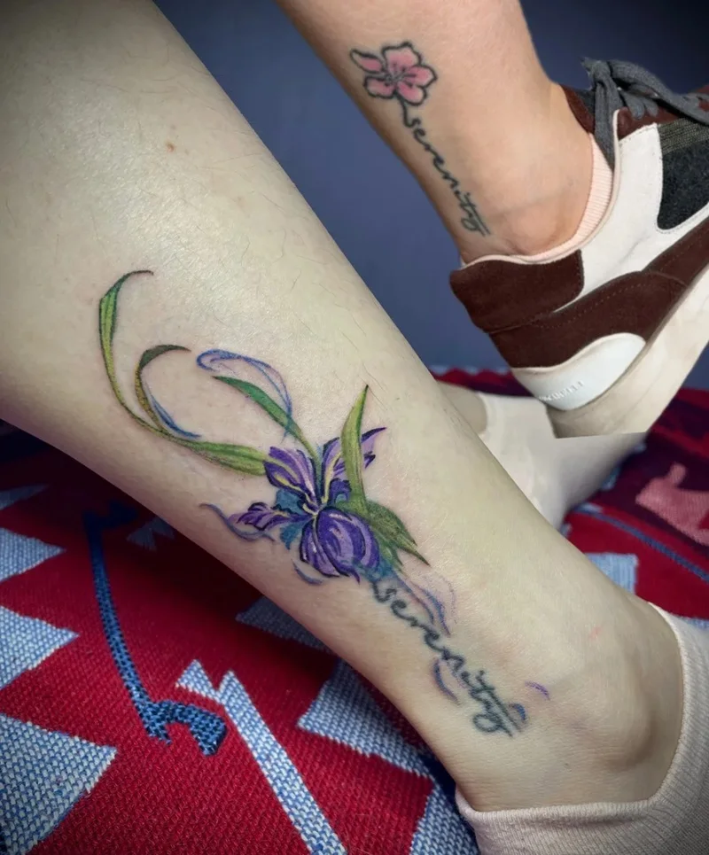 Hình xăm chân phong thủy mới lạ phá cách