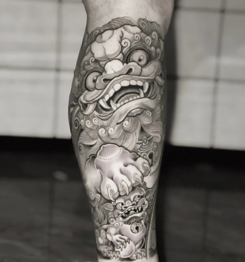 Hình xăm chân phong thủy nổi bật 2025