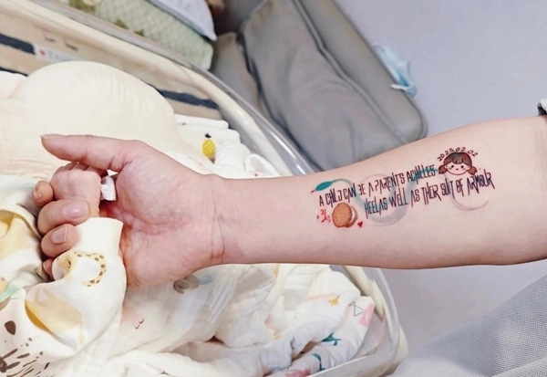 Hình xăm chữ và linh vật 3D nổi bật