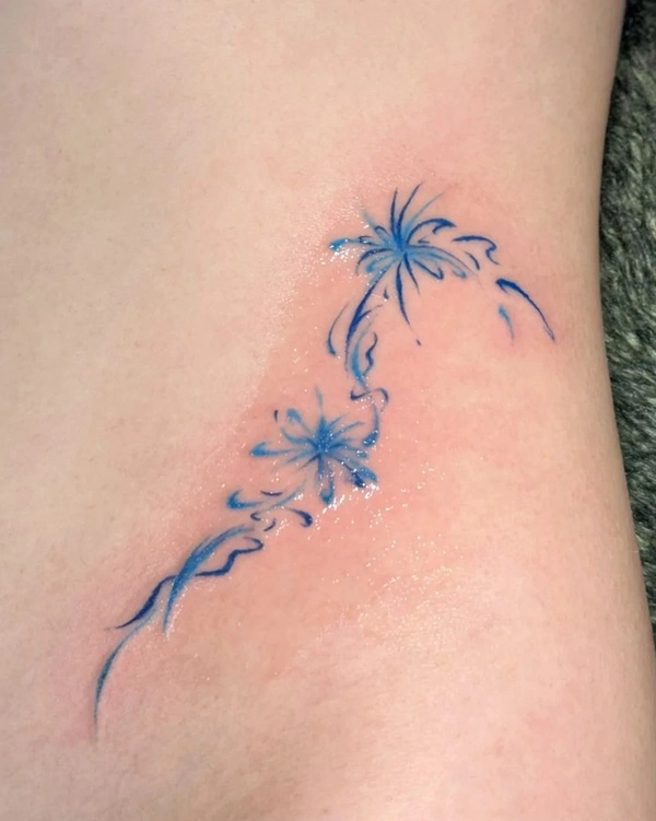 Hình xăm galaxy bầu trời sao dành cho nữ