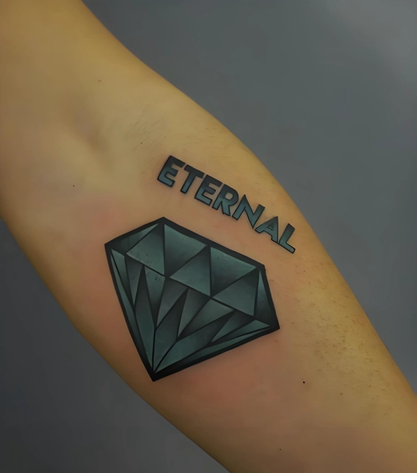 Hình xăm kim cương phong thủy mang ý nghĩa bảo hộ