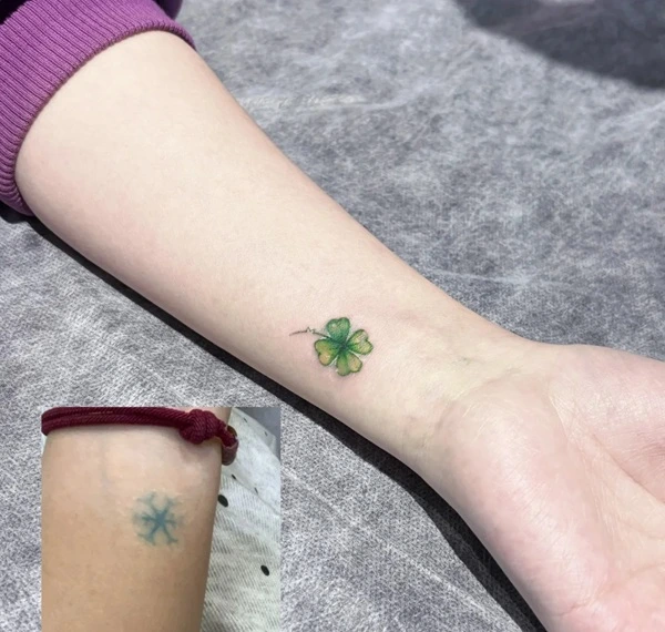 Hình xăm lucky star may mắn