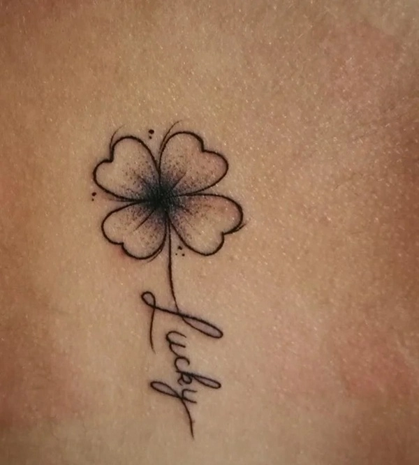 Hình xăm lucky symbol đẹp cho nữ