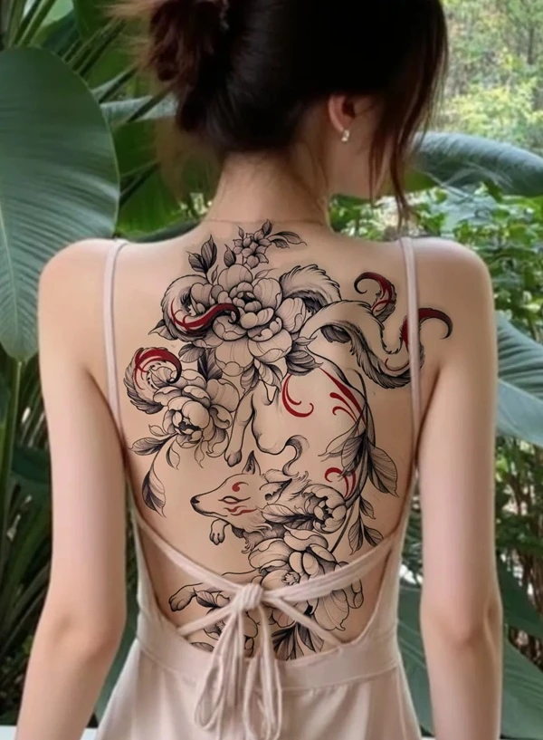 Hình xăm lưng phong thủy hợp mệnh