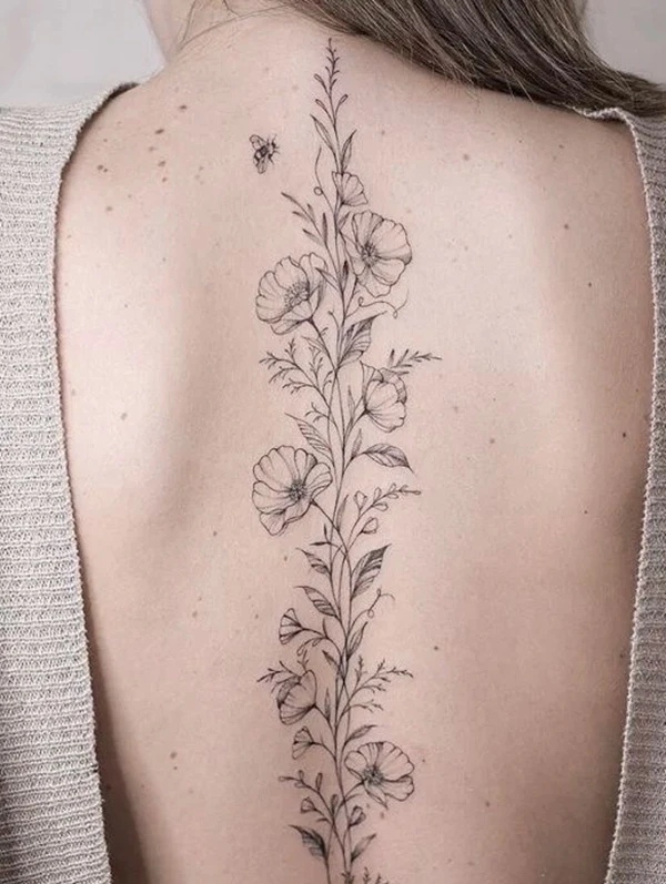 Hình xăm lưng phong thủy mang sức mạnh