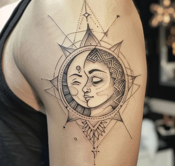 214+ Hình xăm mặt trời phong thủy đẹp năng lượng tích cực