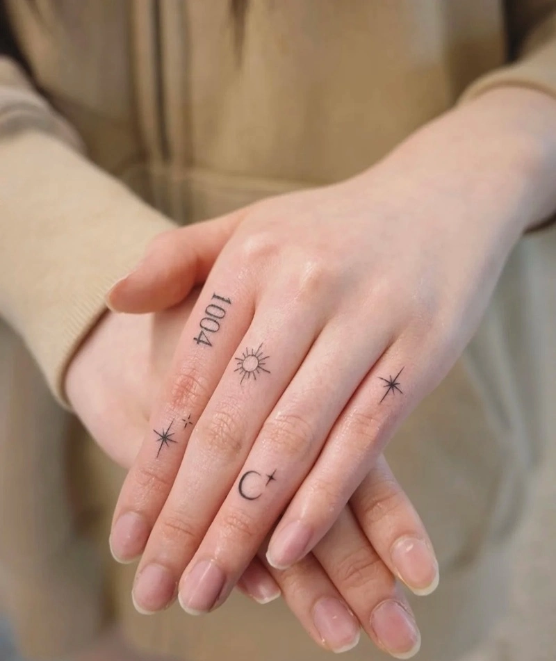 Hình xăm mini phong thủy đơn giản nhưng đẹp