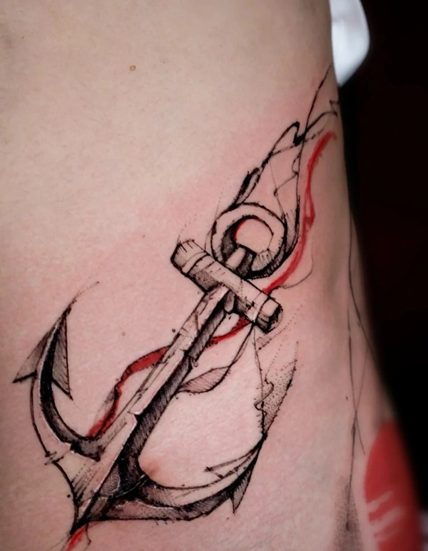 Hình xăm mỏ neo nam đẹp ấn tượng