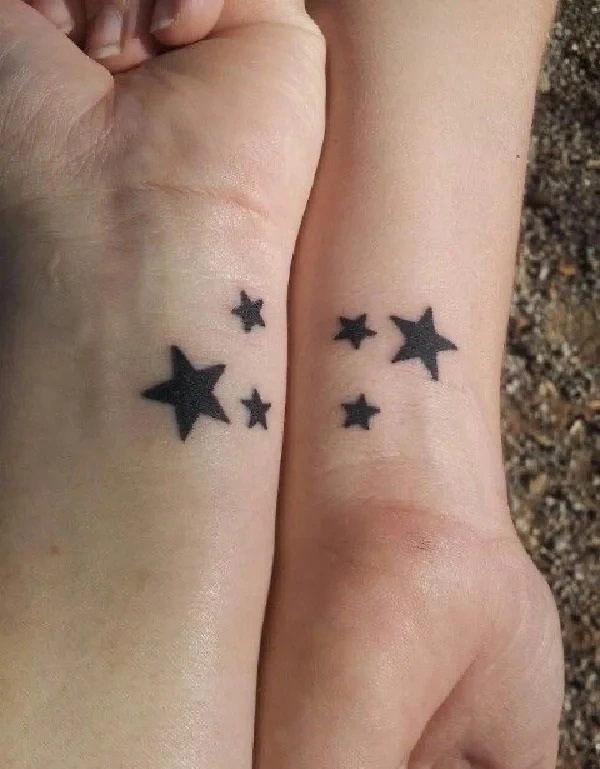 Hình xăm ngôi sao phong thủy cho nữ