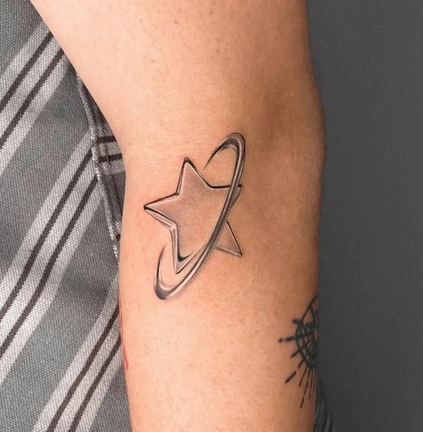 Hình xăm ngôi sao phong thủy độc đáo