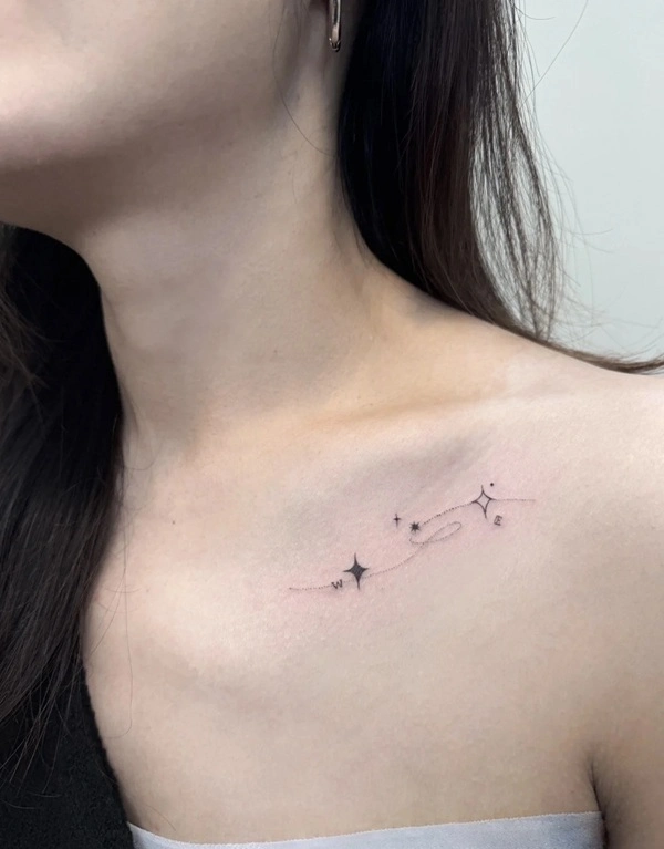 Hình xăm ngôi sao phong thủy hợp tuổi