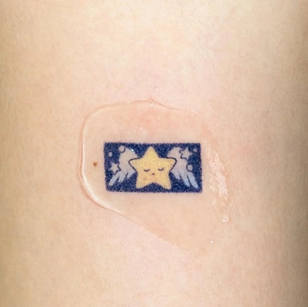 Hình xăm ngôi sao phong thủy vintage