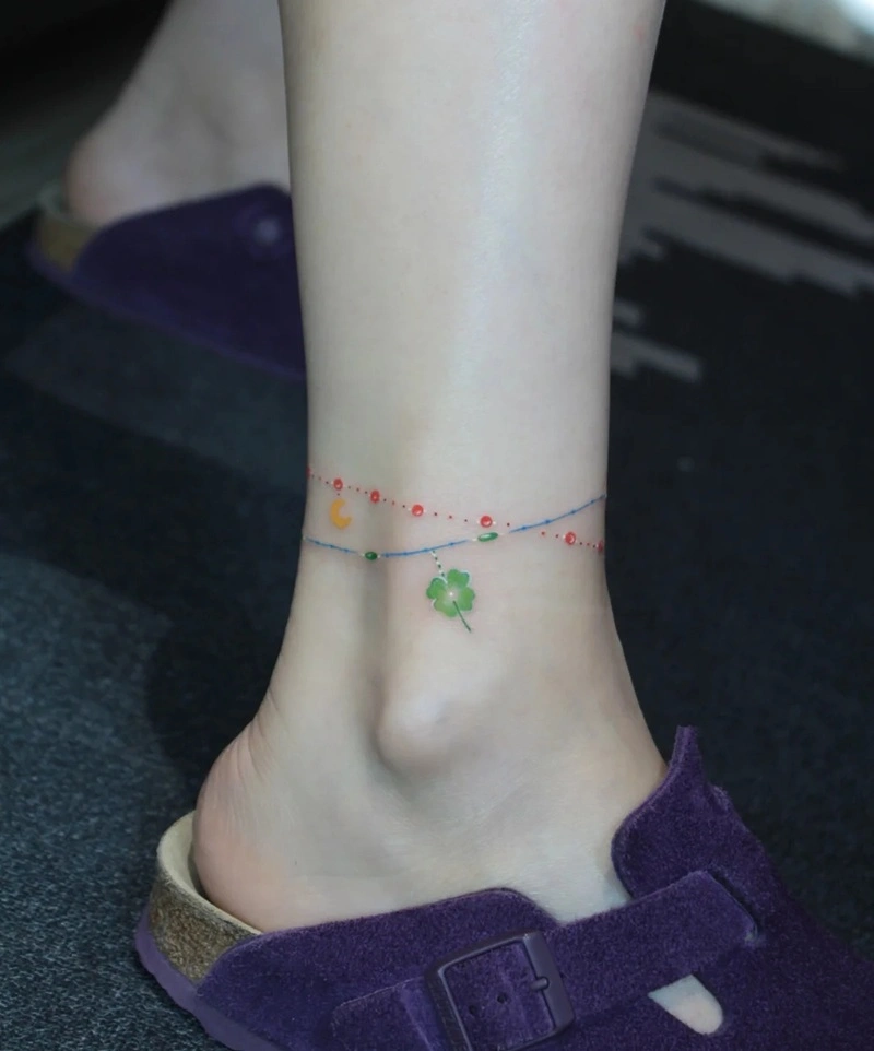 Hình xăm phong thủy dưới chân mang năng lượng tích cực