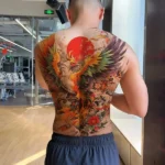 Hình xăm phượng hoàng nam mang ý nghĩa tái sinh