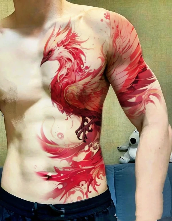 Hình xăm phượng hoàng nam ý nghĩa sâu sắc