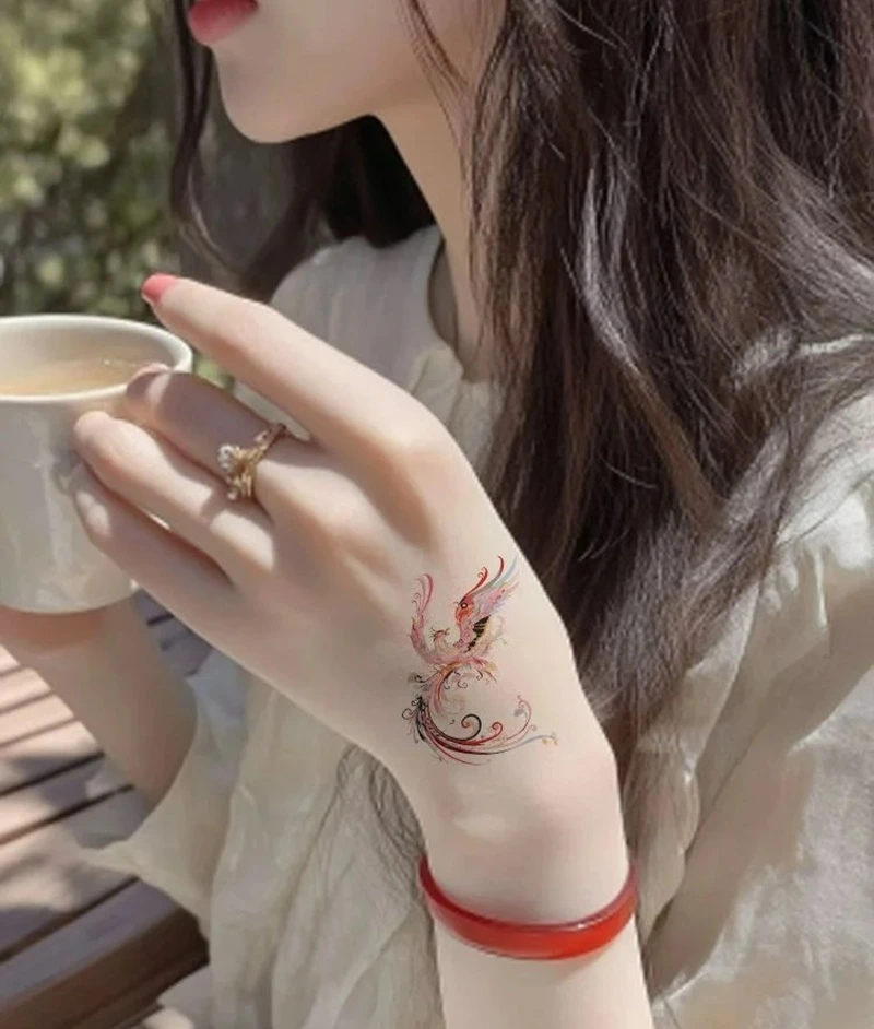 Hình xăm phượng hoàng nữ hợp mệnh