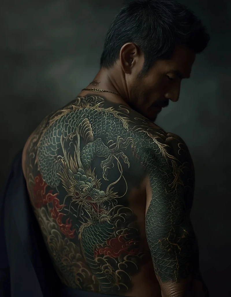 Hình xăm quyền lực phong cách phương Tây