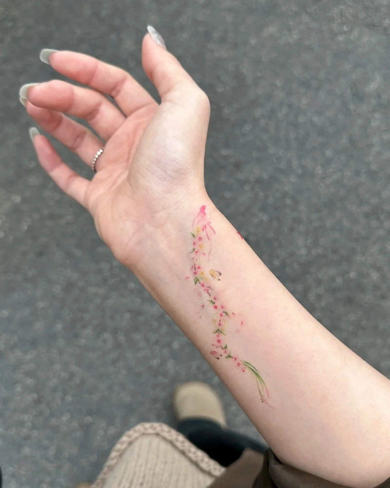 Hình xăm rồng mini bản nhỏ