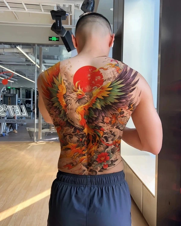 Hình xăm thần thoại phong thủy đẹp huyền bí