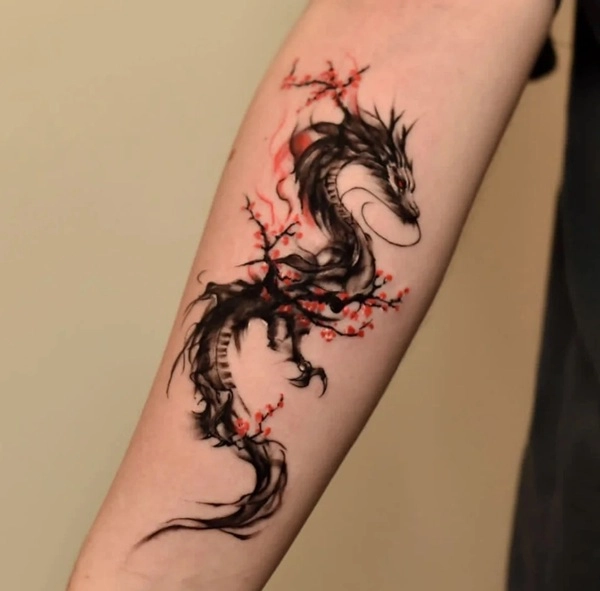 Hình xăm thần thoại phong thủy giàu ý nghĩa