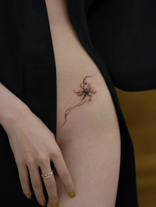 Hình xăm thiên nhiên nữ cảm hứng rừng núi