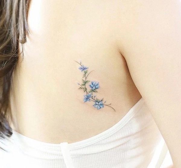 Hình xăm thiên nhiên nữ đẹp thu hút