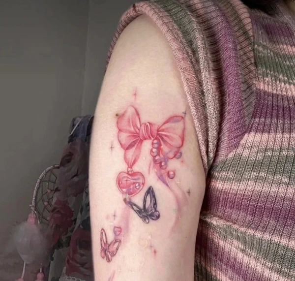 Hình xăm thiên nhiên nữ mang cảm giác bình yên