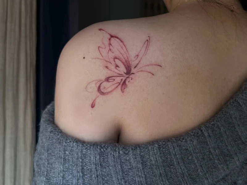 Hình xăm vai phong thủy hợp mệnh Thủy