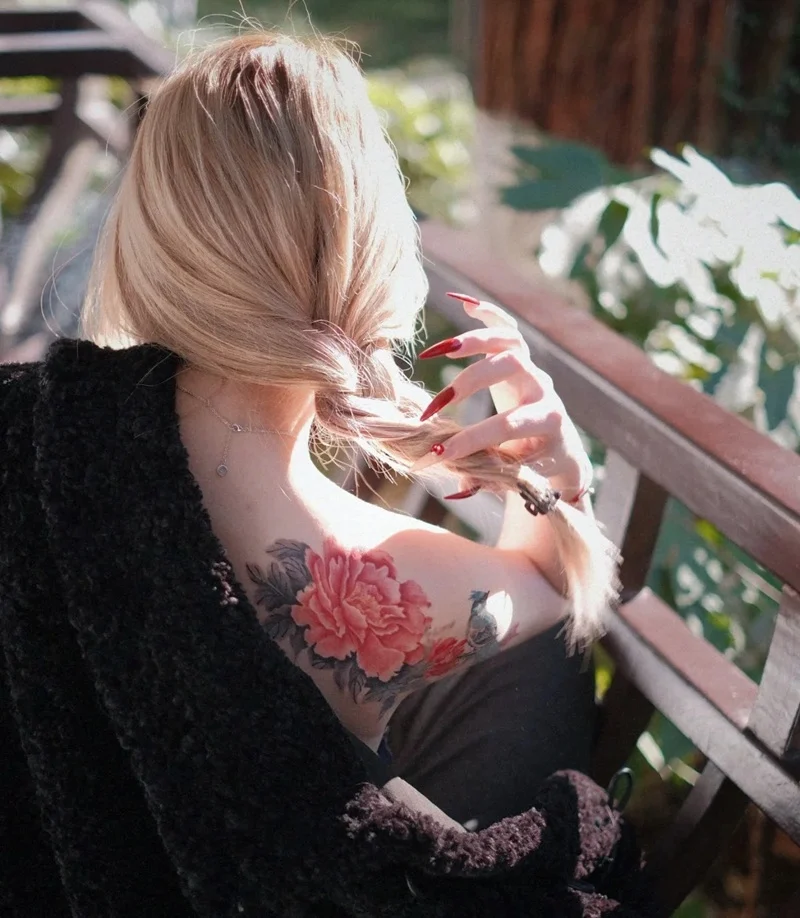 Hình xăm vai phong thủy nổi bật