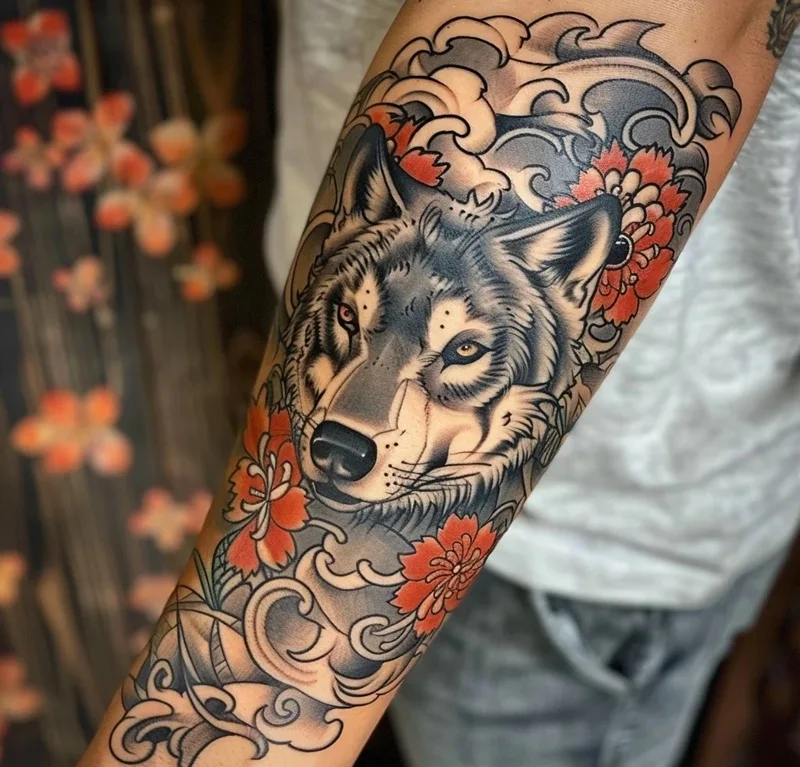 Tattoo biểu tượng quyền lực ánh sáng