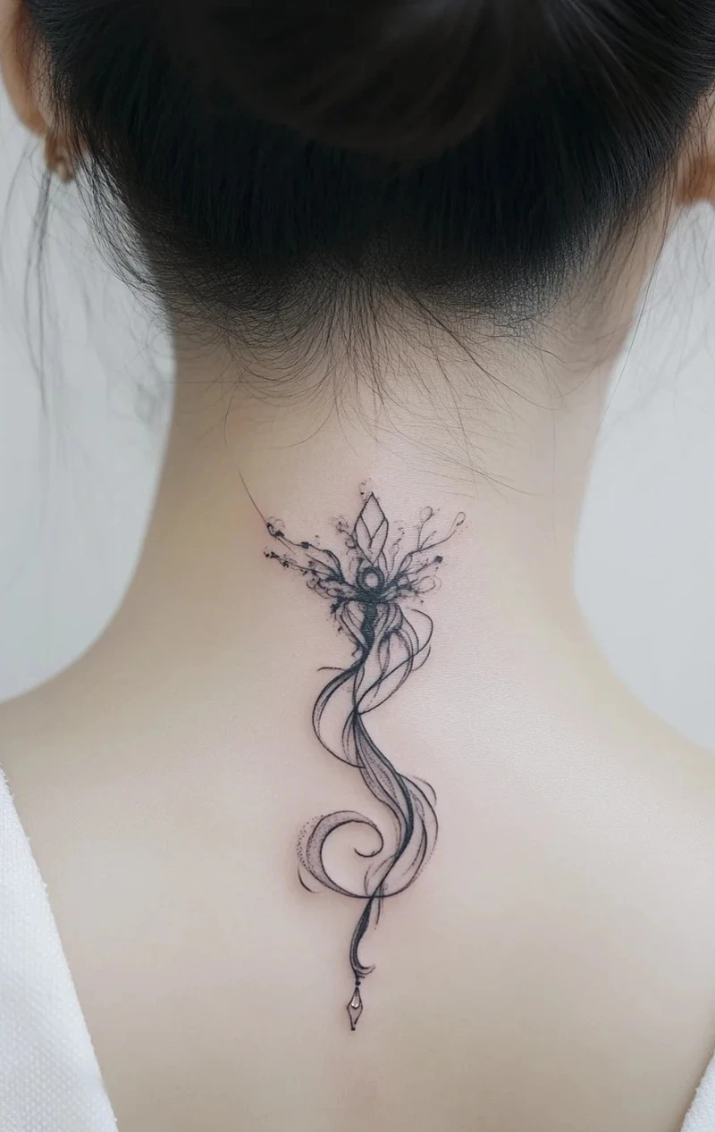 Tattoo biểu tượng quyền lực phối màu đẹp