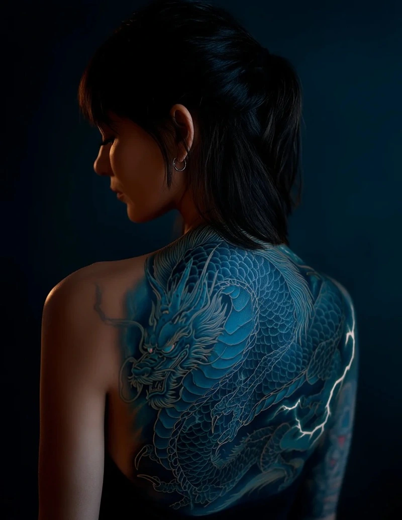 Tattoo biểu tượng quyền lực vẽ tay