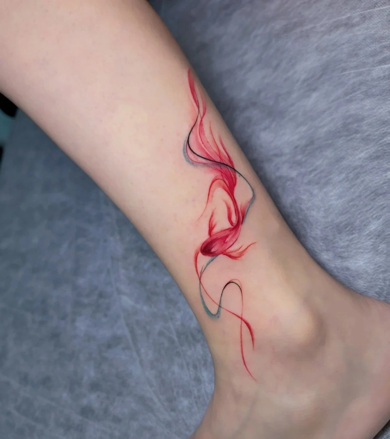 Tattoo chân phong thủy dành cho mọi giới