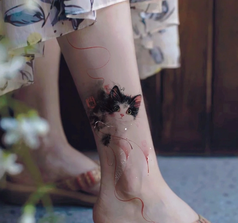 Tattoo chân phong thủy ý nghĩa sâu sắc