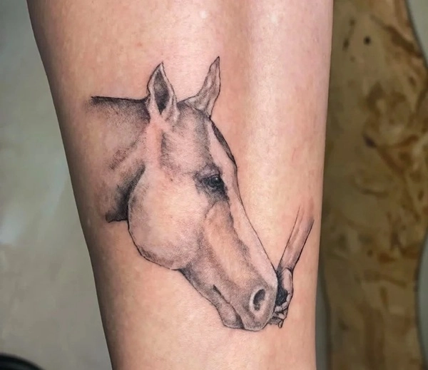 Tattoo chiến mã nam dễ lên hình