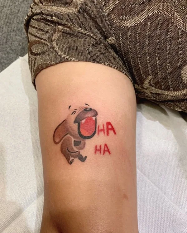 Tattoo chữ và linh vật phong cách Nhật