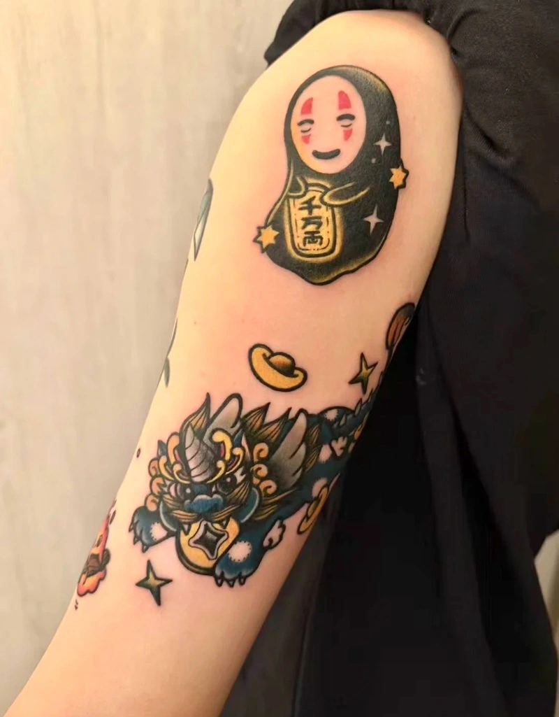 Tattoo linh vật may mắn thu hút tài lộc