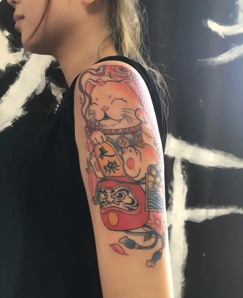 Tattoo linh vật tài lộc dành cho nữ