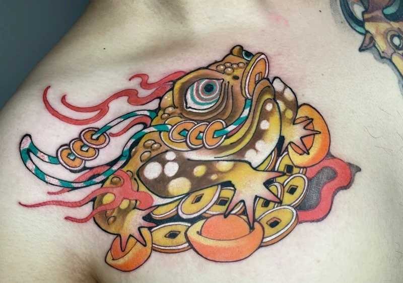 Tattoo linh vật tài lộc mang may mắn
