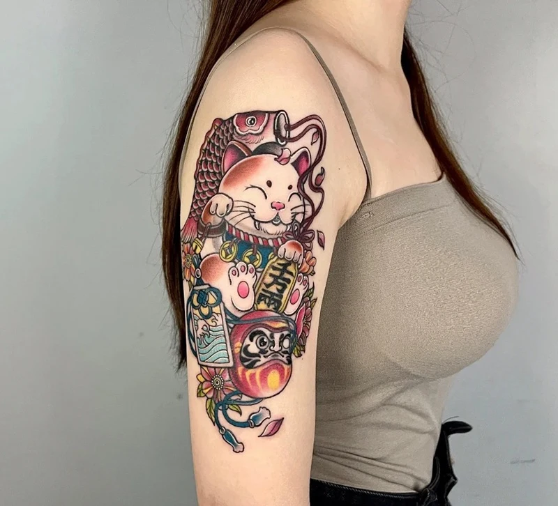 Tattoo linh vật tài lộc mini cực đẹp