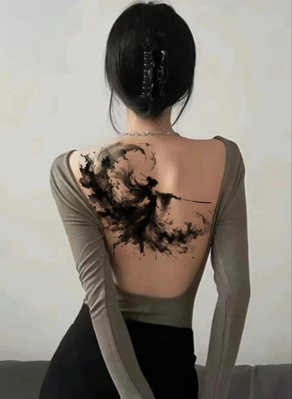 Tattoo lưng phong thủy dành cho mọi giới