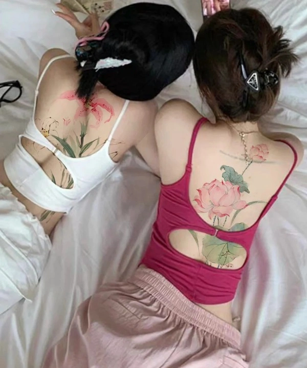 Tattoo lưng phong thủy hiện đại