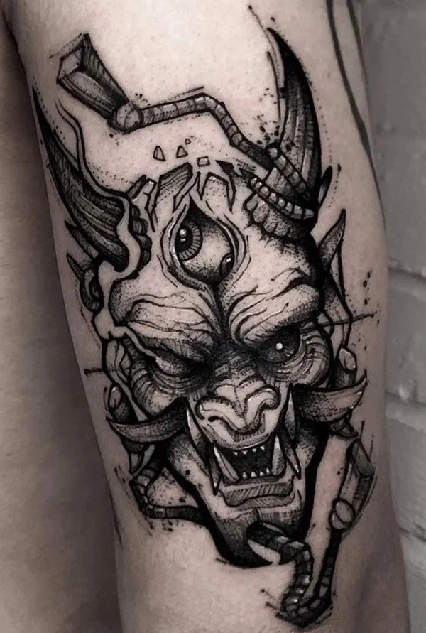 Tattoo ma thuật nam bản lớn mạnh mẽ