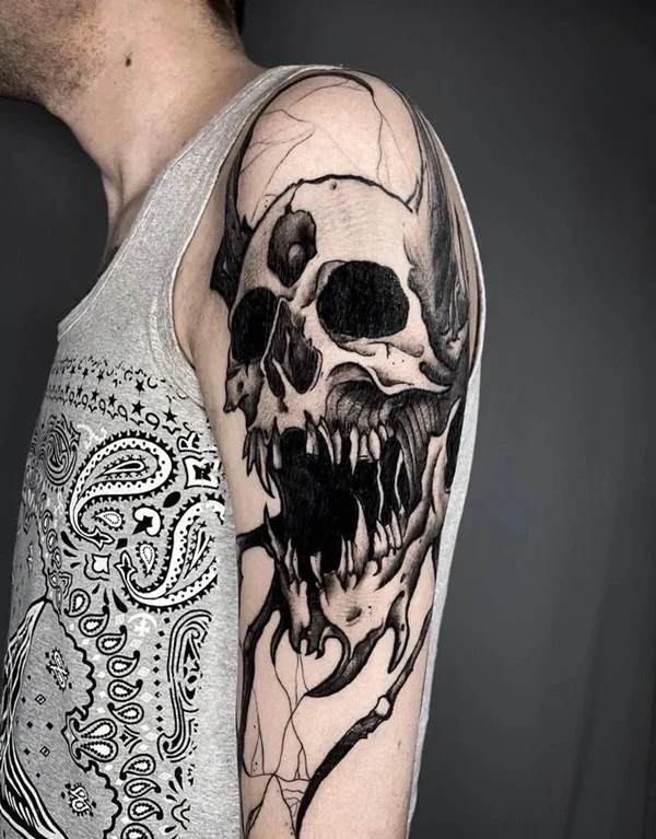 Tattoo ma thuật nam phong cách huyền bí