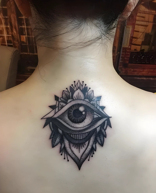Tattoo mắt thần nữ dễ lên hình