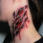 Tattoo mắt thần nữ mang cảm giác thần bí