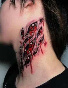 Tattoo mắt thần nữ mang cảm giác thần bí