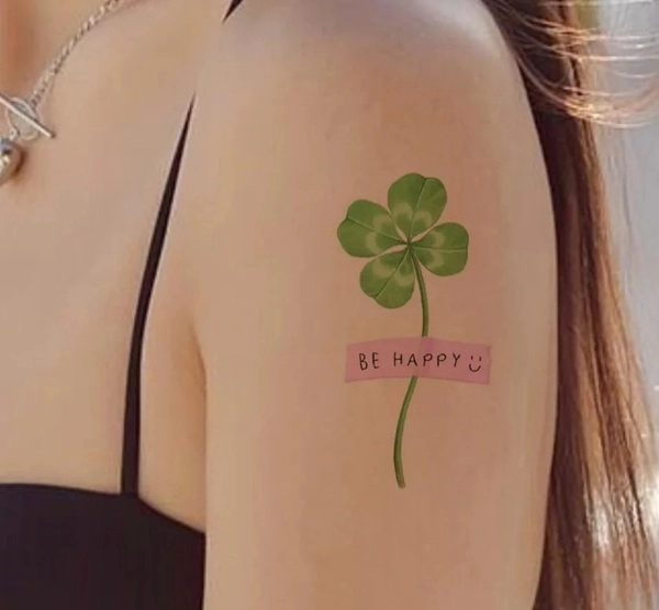 Tattoo may mắn màu sắc đẹp